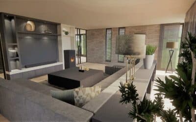 Interieur ontwerp residentiële villa